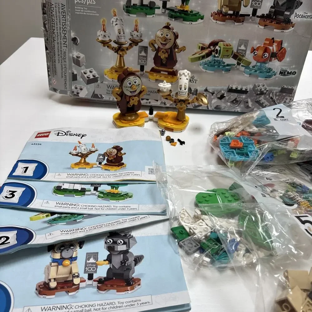 LEGO Disney: Disney Duos (43226) Box with Instructions Only Bag 1 Opened